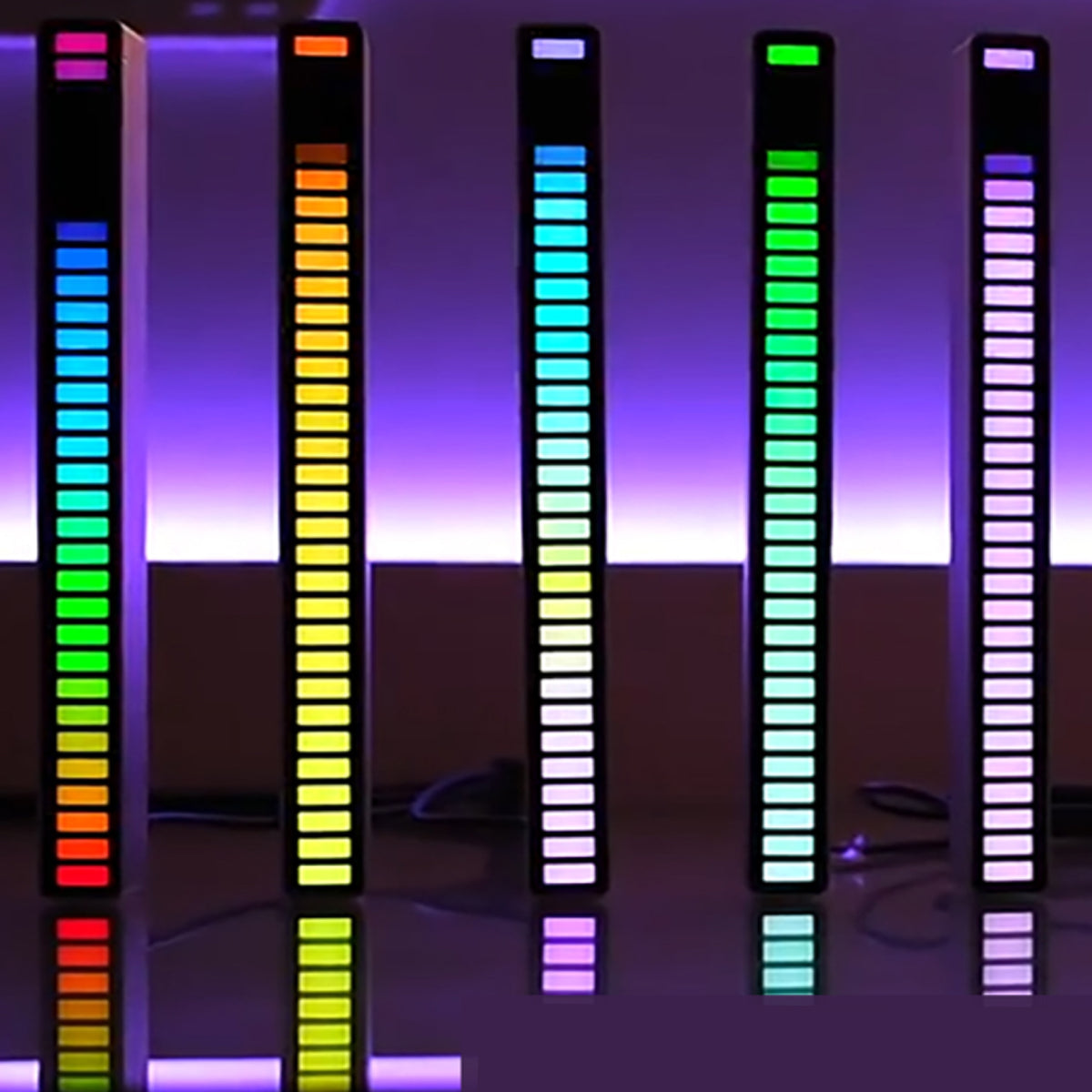 Dance To The Tunes Sound Activated Multi Color Light Bar
