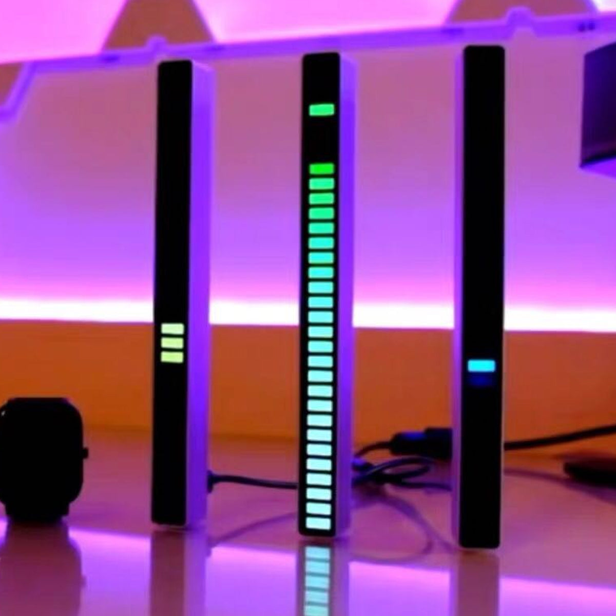 Dance To The Tunes Sound Activated Multi Color Light Bar