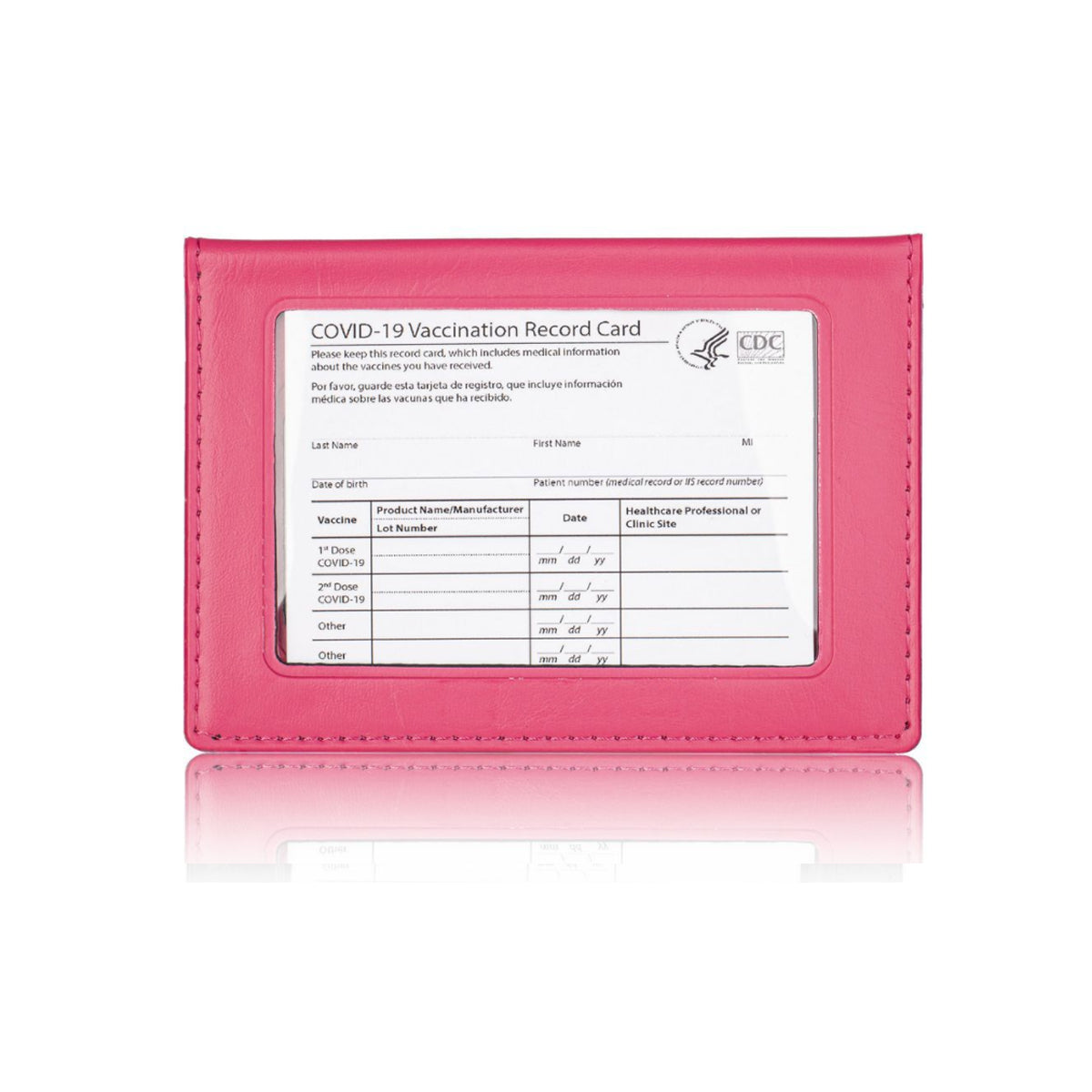 Essential 2 In 1 Vaccination Card And ID Card Holder
