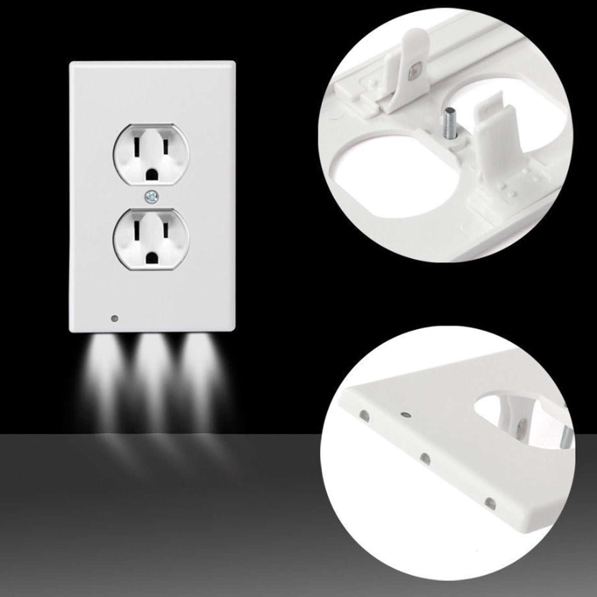 Path Lighter Auto Motion Wall Plate LED Light 2- PACK