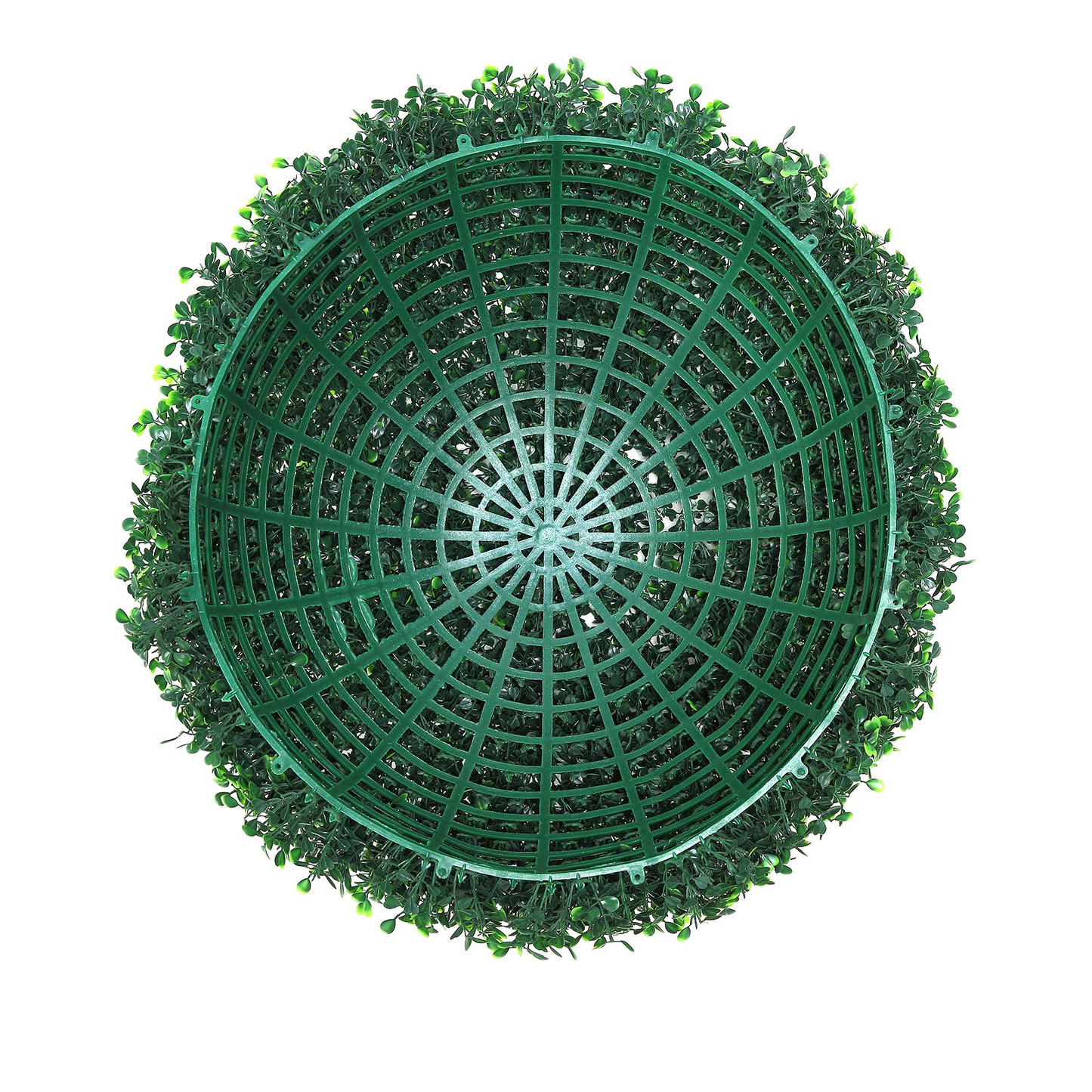 VEVOR Artificial Topiaries Boxwood Trees, 16” Tall (2 Pieces), Ball-Shape Faux Topiaries Plant, All-year Green Feaux Plant Decorative Balls for Backyard, Balcony,Garden, Wedding and Home Décor