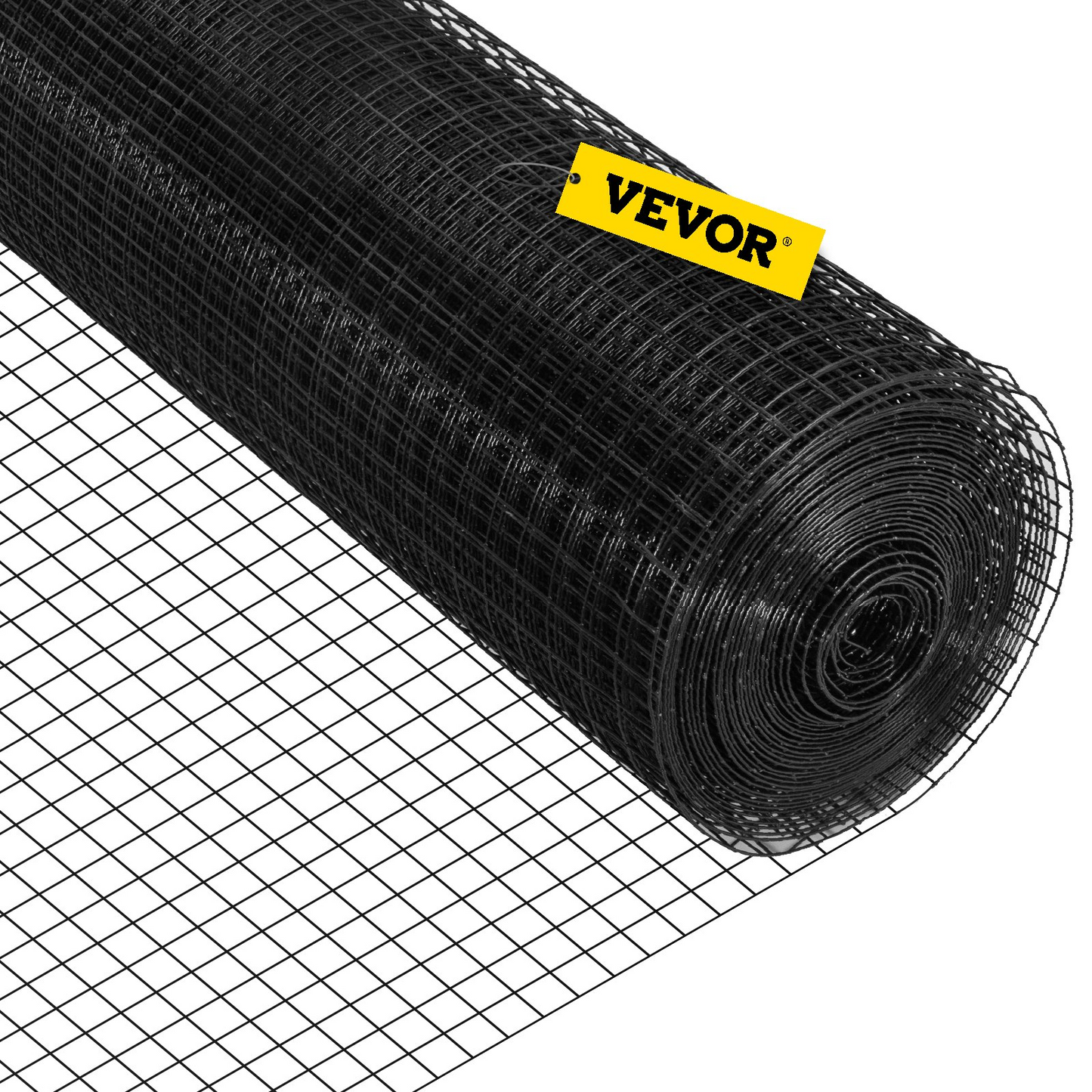 VEVOR Welded Wire Fence Vinyl Coated Chicken Rabbit Mesh 1"x1" 16 Gauge 24"x50'