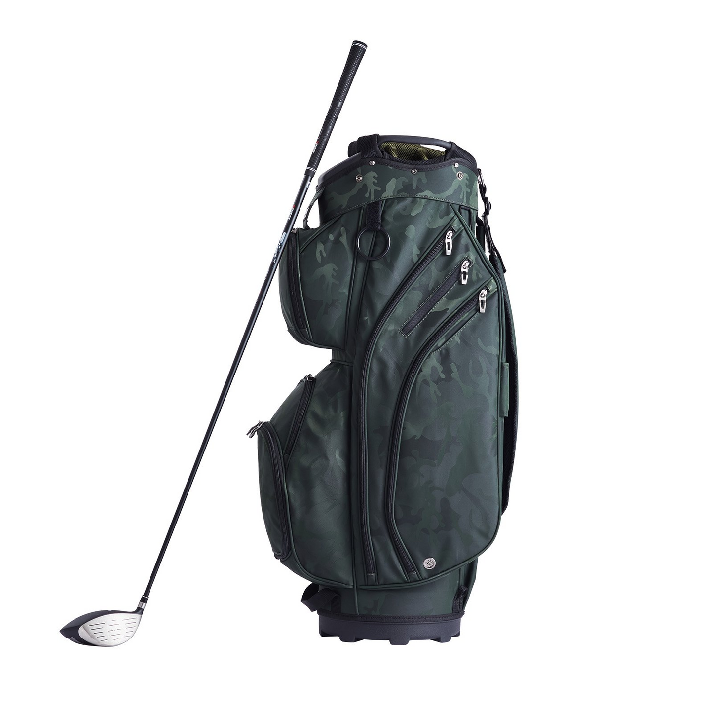 VEVOR Golf Cart Bag with 14 Way Organizer Divider Top, 36” 11 Pockets Premium Nylon Cart Bag, Durable Golf Bags with Handles & Dust Cover & Detachable Straps for Men & Women, Army Green