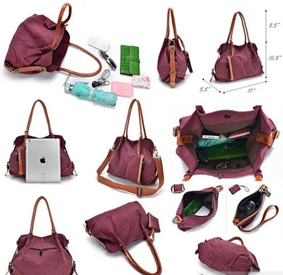 TRIBEKA 3 In 1 Shoulder Bag Plus Free Smartphone Charger From The Journey Collection