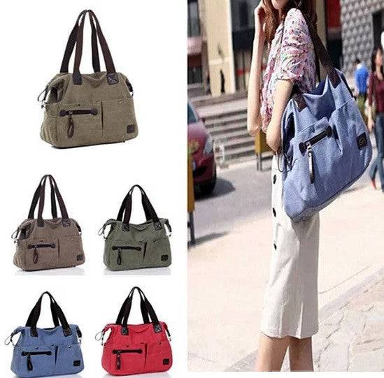 The Uptown Journey Canvas Hand Bag