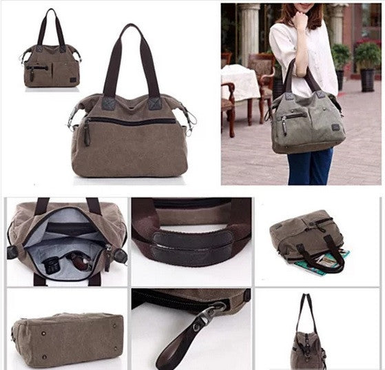 The Uptown Journey Canvas Hand Bag