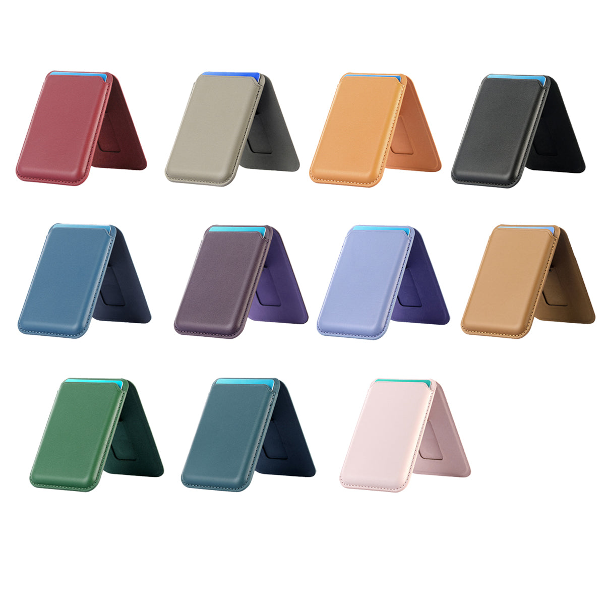 Sleek Wally Strong Magnetic Back Wallet For Apple iPhones and Samsung Phones