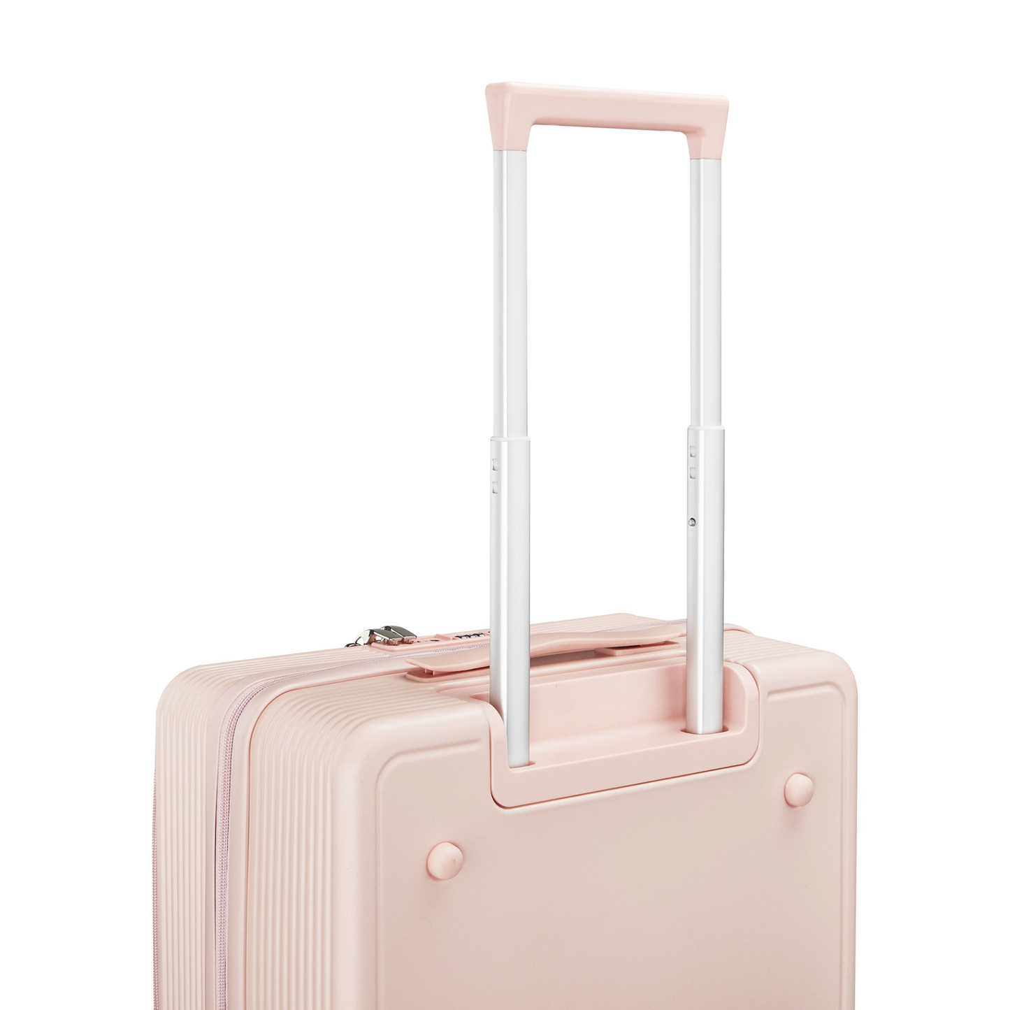18" Carry On Luggage with Front Open Door &Laptop Interlayer, Hard Shell Suitcase Built-In TSA Luggage Lock, Hardside Lightweight PC Travel Suitcase for Women Men with Spinner Wheels Airline Approved
