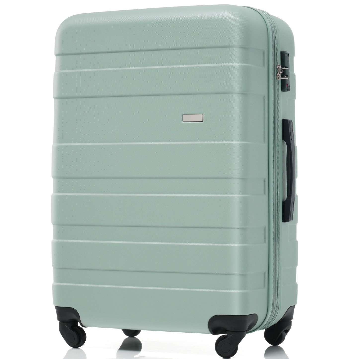 Luggage Sets New Model Expandable ABS Hardshell 3pcs Clearance Luggage Hardside Lightweight Durable Suitcase sets Spinner Wheels Suitcase with TSA Lock 20''24''28''( Green)