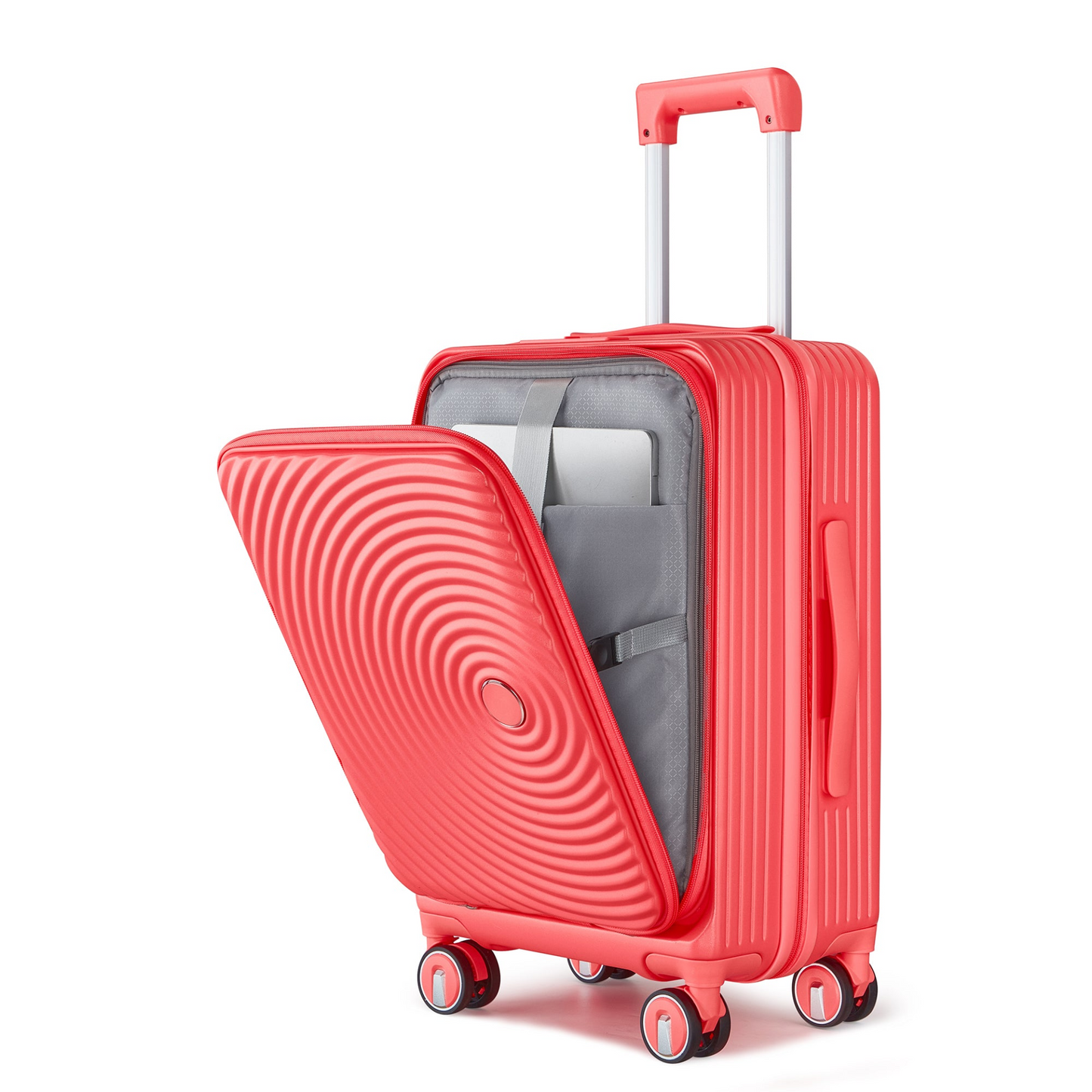 Luggage Sets 3 Piece(20/24/28), Expandable Carry On Luggage with TSA Lock Airline Approved, 100% PC Hard Shell and Lightweight Suitcase with Front Pocket and Spinner Wheels