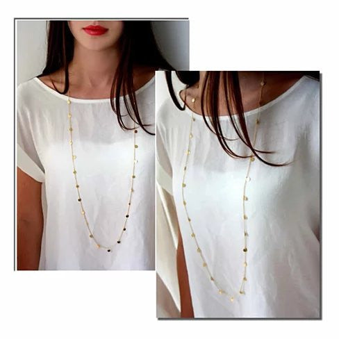 Shimmer Shimmer Long Necklace