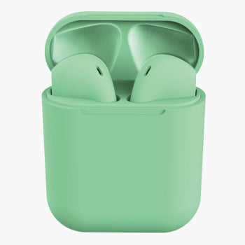 COLOR BLOCK DUAL CHAMBER One Touch Connect Earbuds With Charger