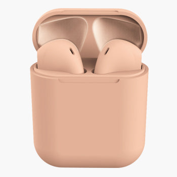 COLOR BLOCK DUAL CHAMBER One Touch Connect Earbuds With Charger