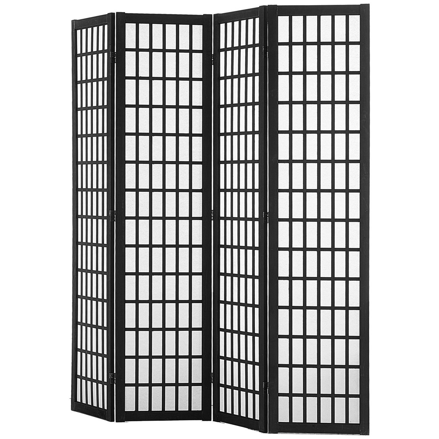 VEVOR Room Divider, 4 Panel Japanese Room Divider, Wood Folding Privacy Screen Indoor, Japanese Partition Dividers Portable Decoration Screens, for Room Separation Home Office Restaurant & Bedroom