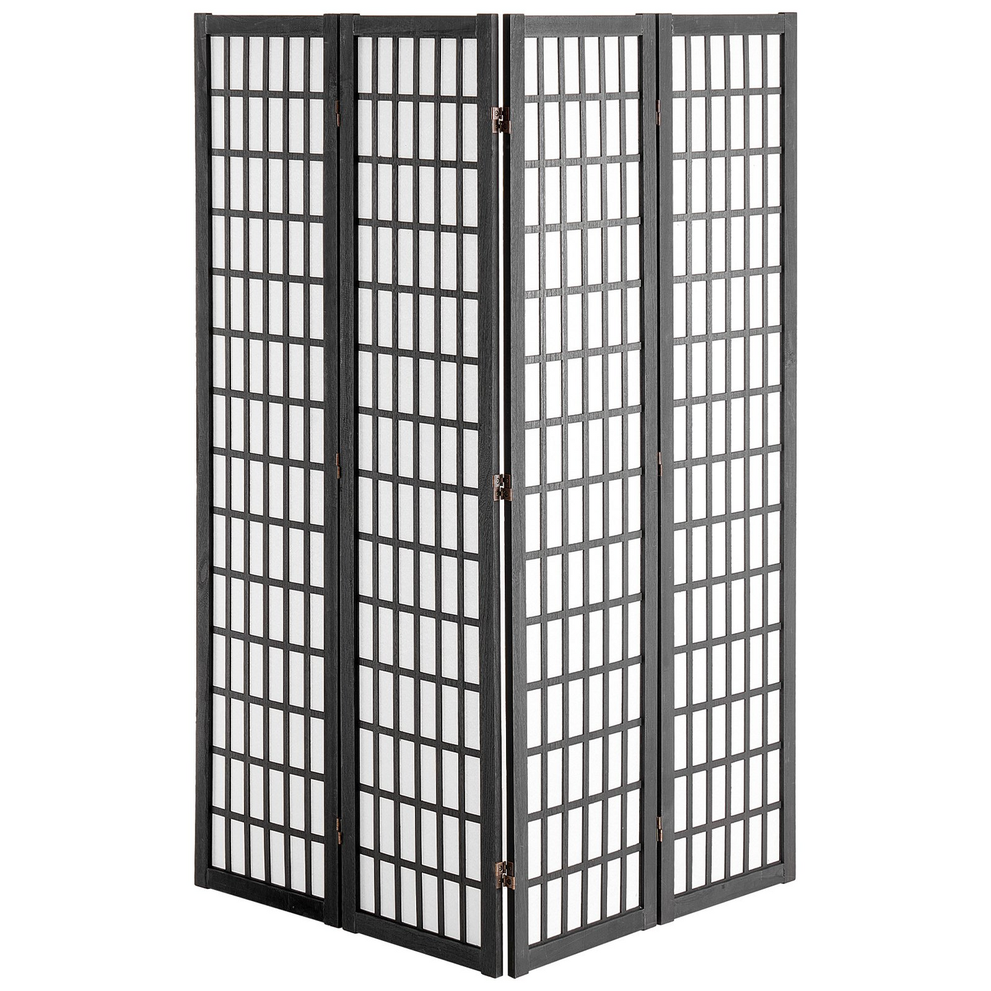 VEVOR Room Divider, 4 Panel Japanese Room Divider, Wood Folding Privacy Screen Indoor, Japanese Partition Dividers Portable Decoration Screens, for Room Separation Home Office Restaurant & Bedroom