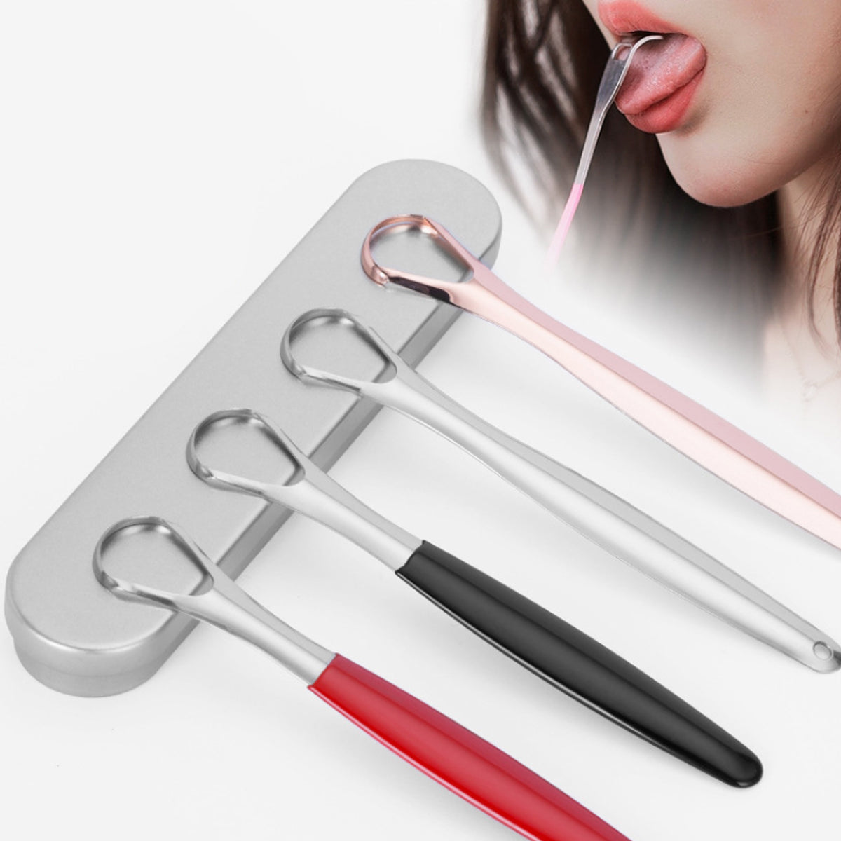 Breath Of Fresh Air Tongue Freshener In Sturdy Stainless Steel