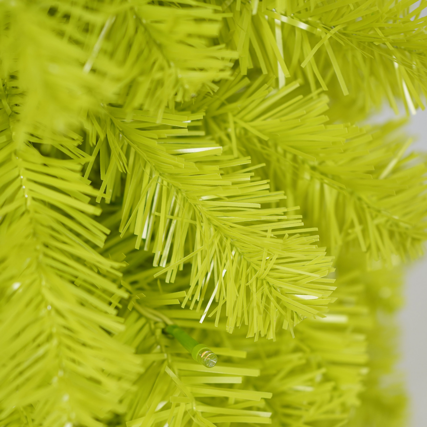5FT Hinged Fir Artificial Fir Bent Top Christmas Tree, Xmas Tree Bendable Santa Hat Style Christmas Tree Holiday Decoration,400 Lush Branch Tips, 100 LED Lights X-mas