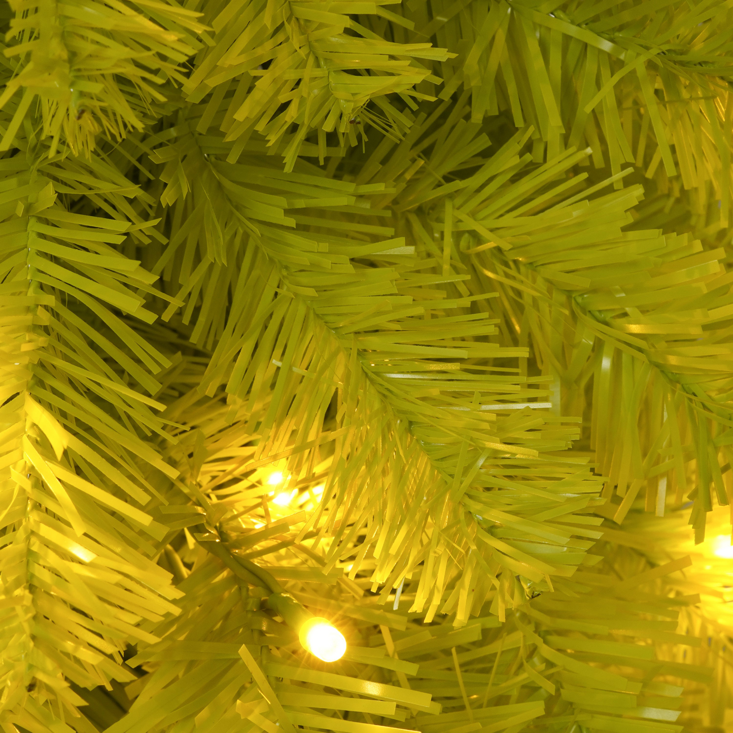 5FT Hinged Fir Artificial Fir Bent Top Christmas Tree, Xmas Tree Bendable Santa Hat Style Christmas Tree Holiday Decoration,400 Lush Branch Tips, 100 LED Lights X-mas