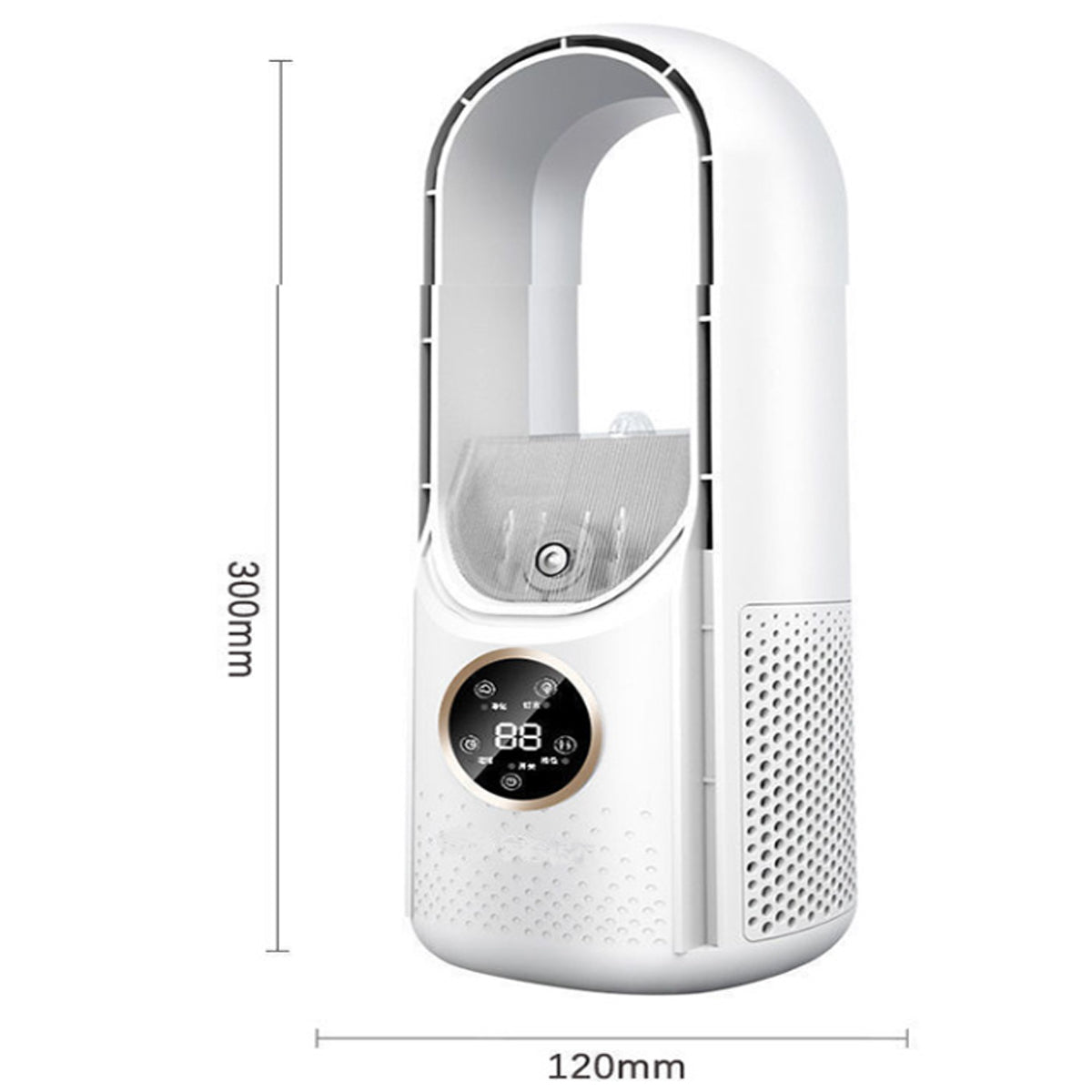 Moody Cool Misting And Leafless No Noise Portable 4 In 1 USB Desk Fan