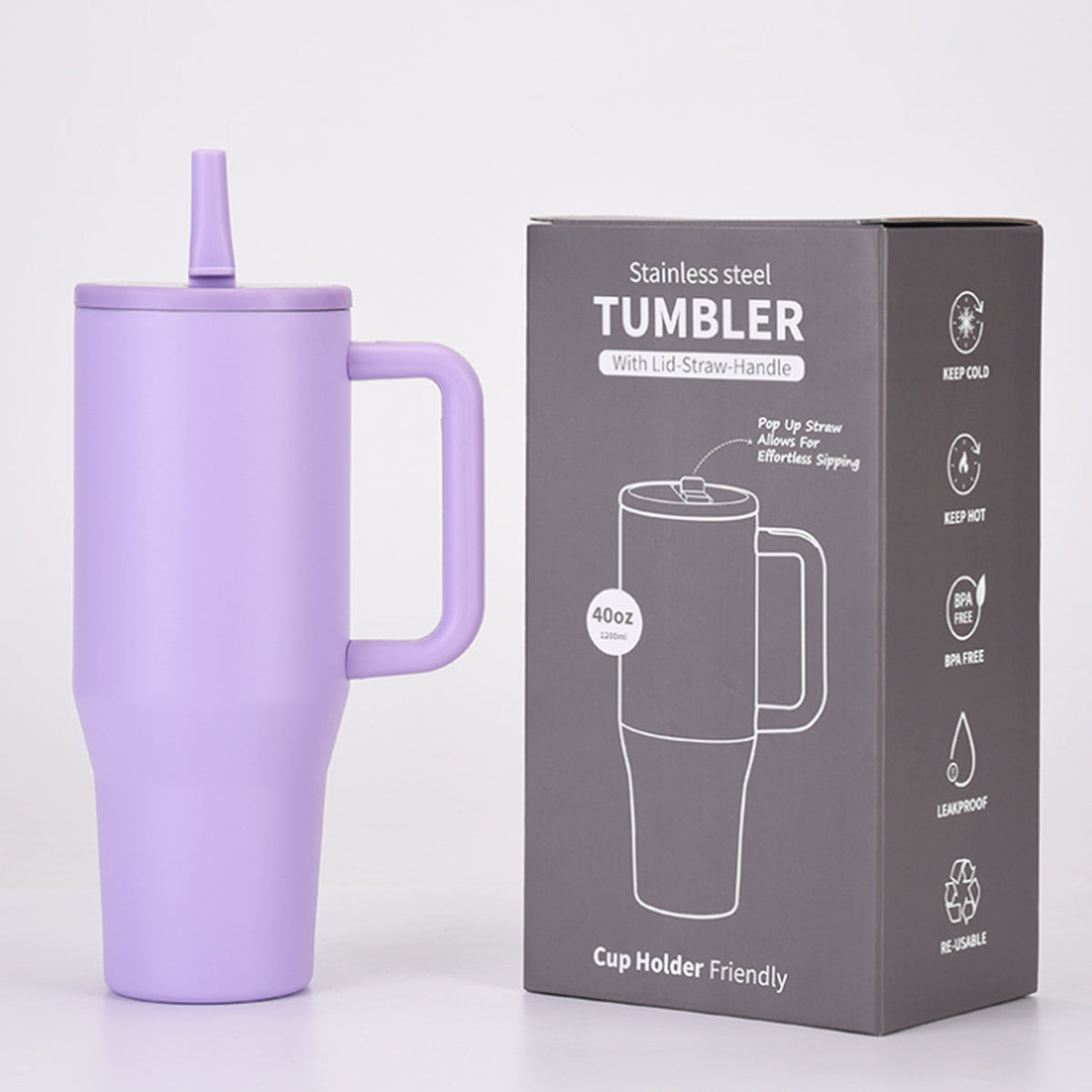Aquaala Thirst Quencher 40oz Tumbler