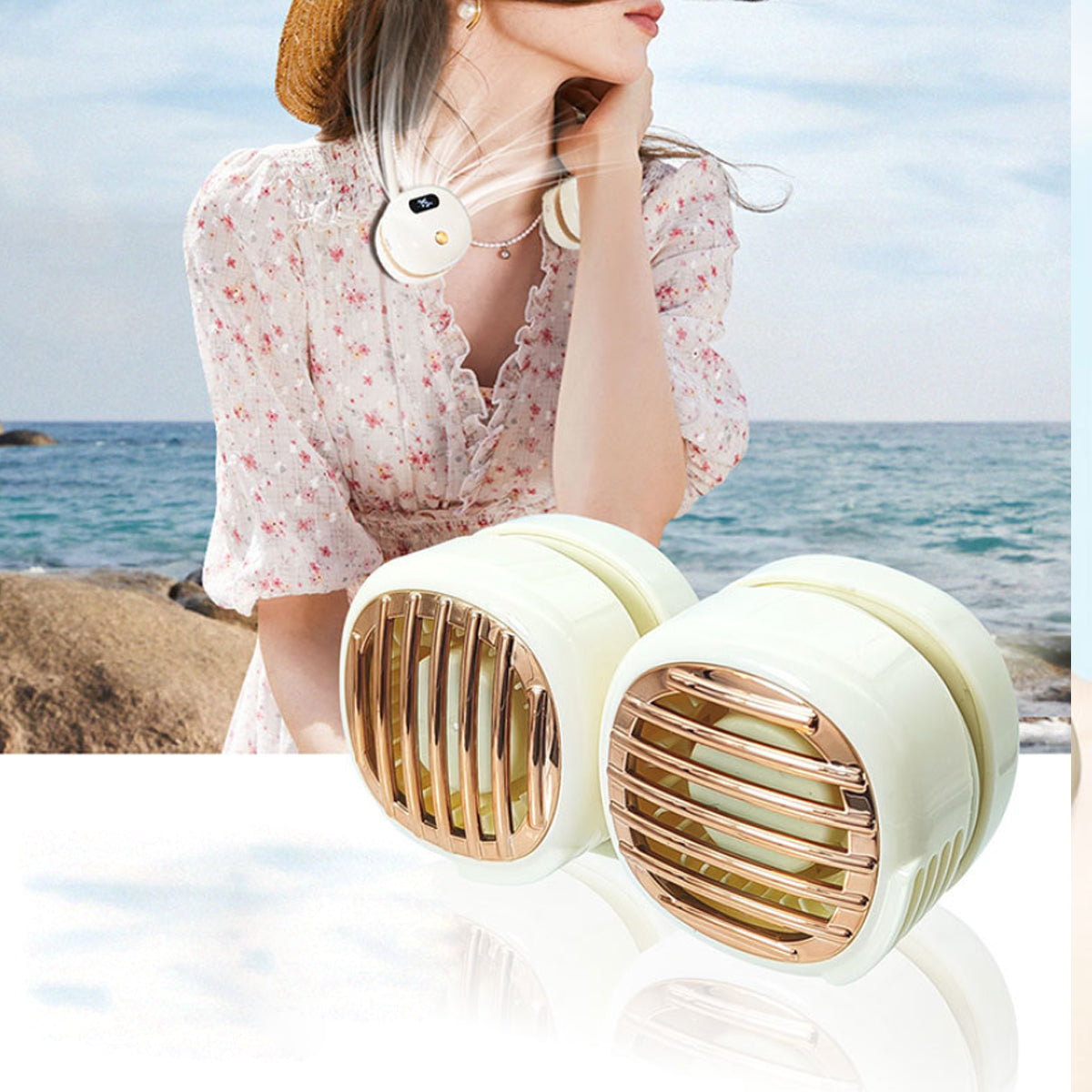 Wind Maker Stylish Foldable Neck Fan