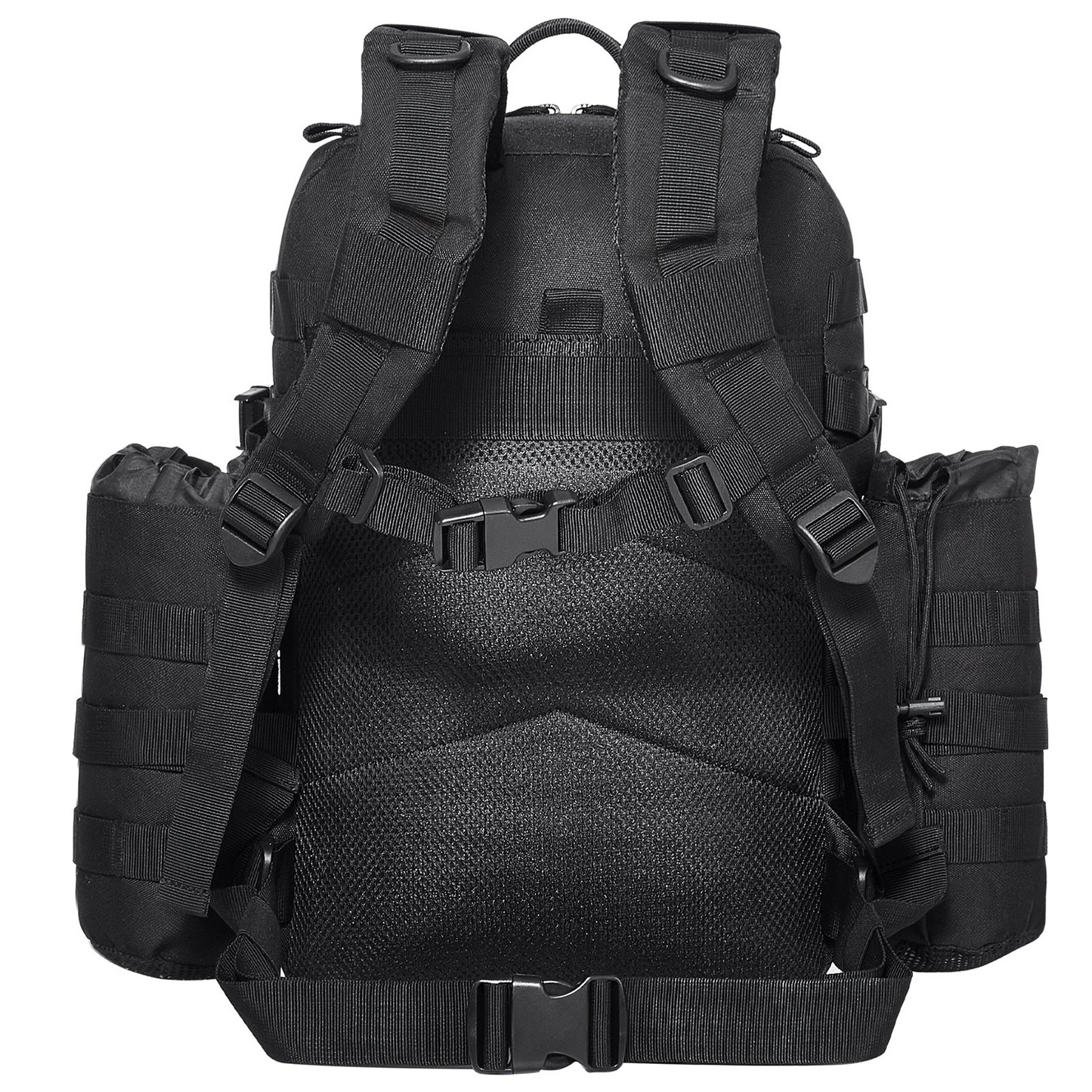 Tactical Backpack 25L Military Backpack with Molle Mode & 3 Compartments,Military Tactical Backpack For Men Molle Daypack 3 Day Bug Out Bag Hiking Rucksack With Bottle Holder