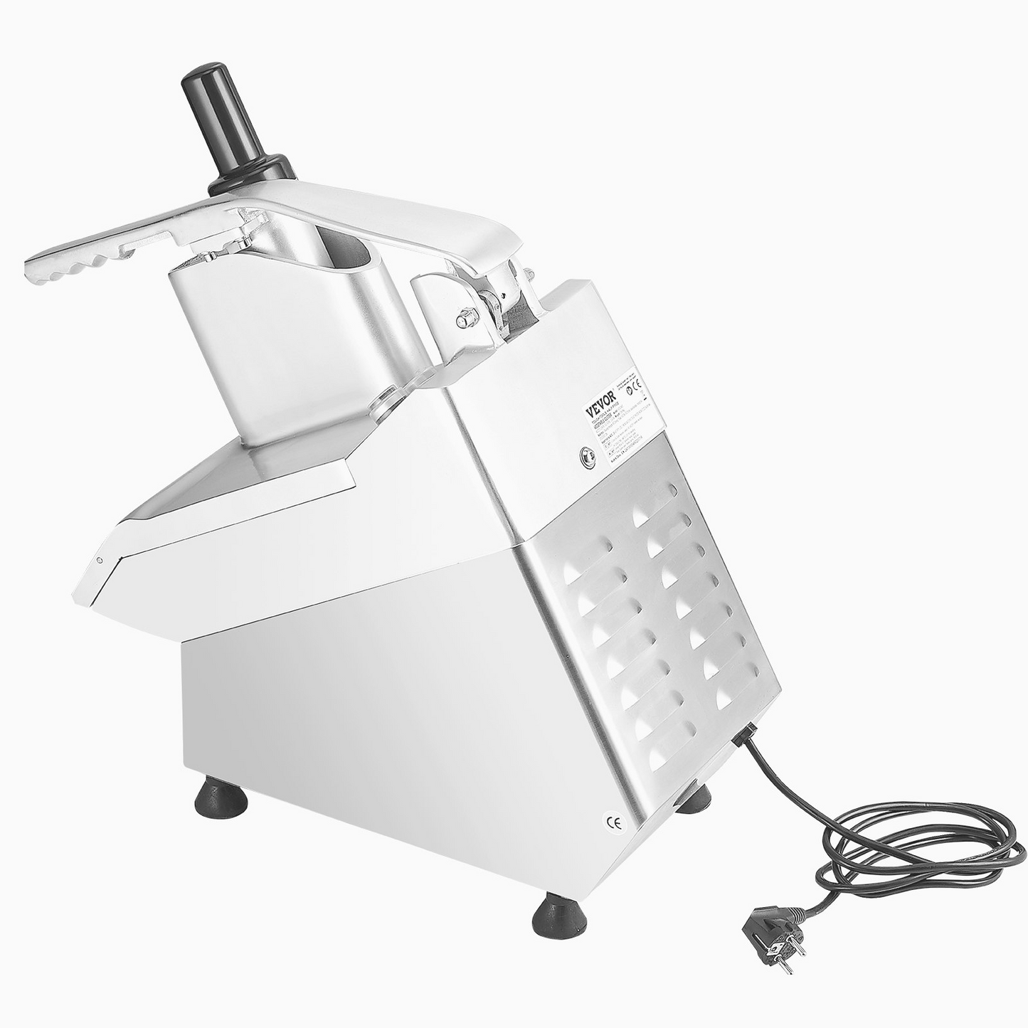 Food Processor Vegetable Chopper w/ 6 Blades Food-Grade Stainless Steel Blender