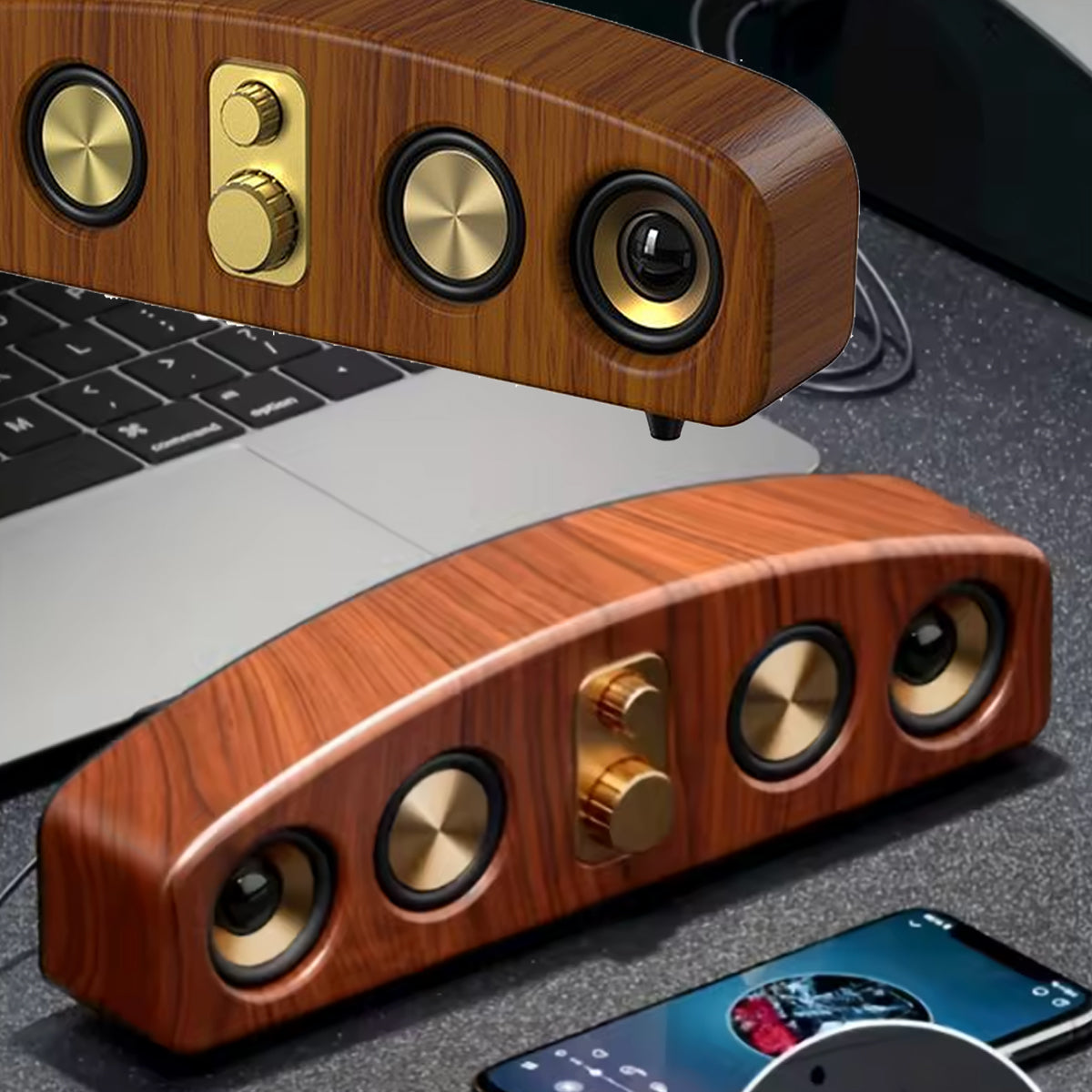 Retro Meets Metro Vintage Looking FM Radio And Bluetooth Speaker