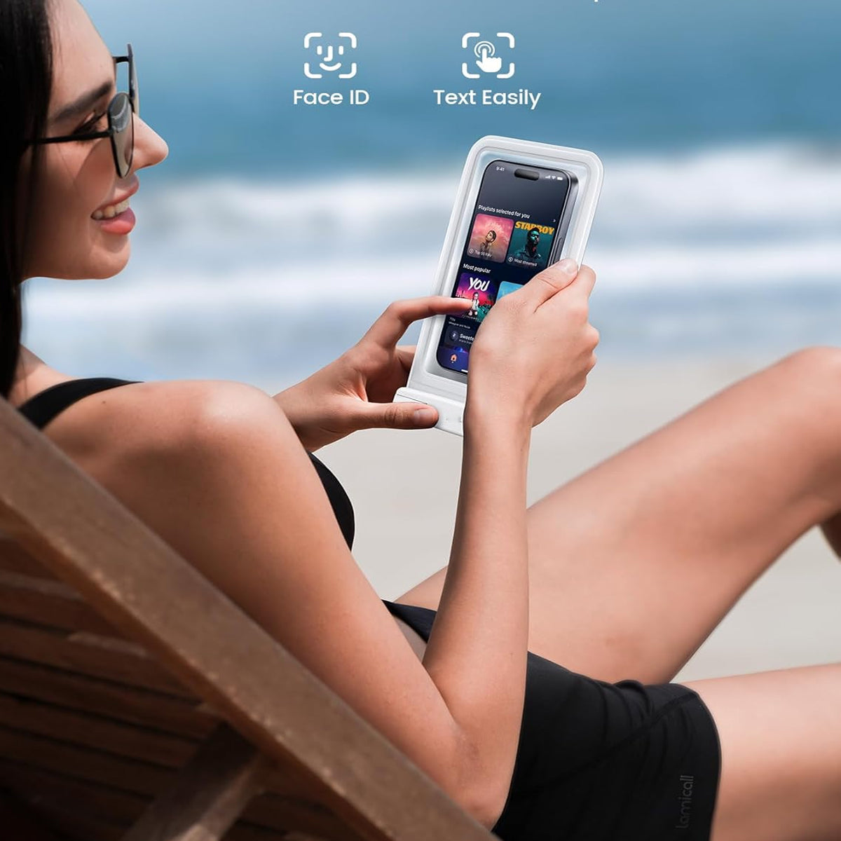 Smart Choice Two Pak Waterproof Transparent Pouches With Style And Practicality
