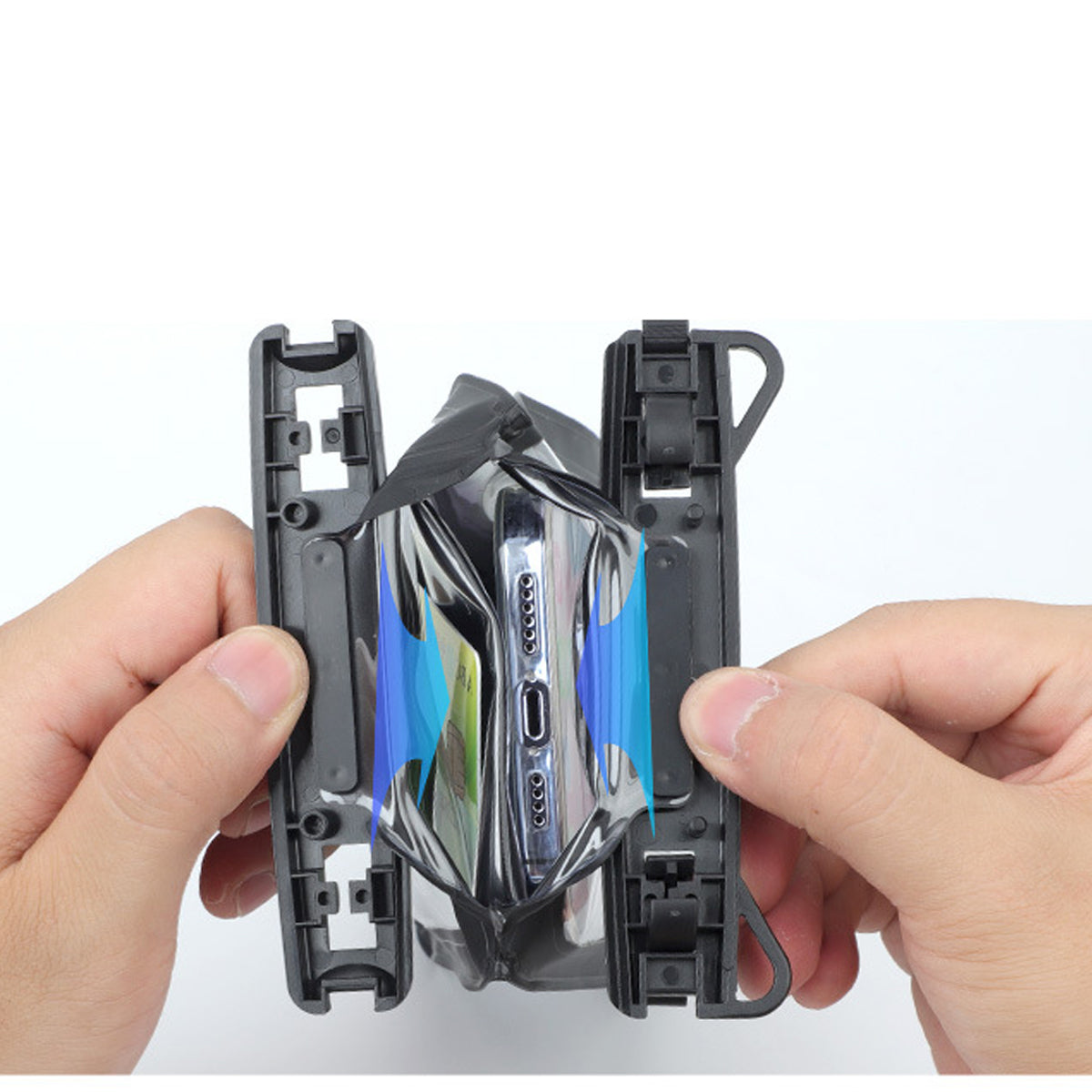 Smart Choice Two Pak Waterproof Transparent Pouches With Style And Practicality