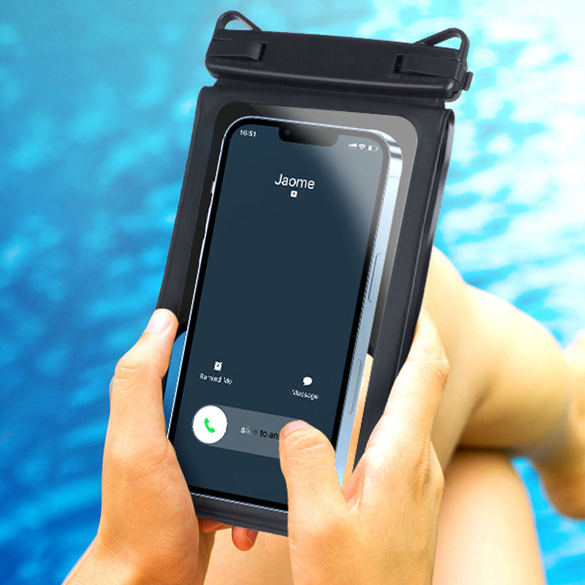 Smart Choice Two Pak Waterproof Transparent Pouches With Style And Practicality