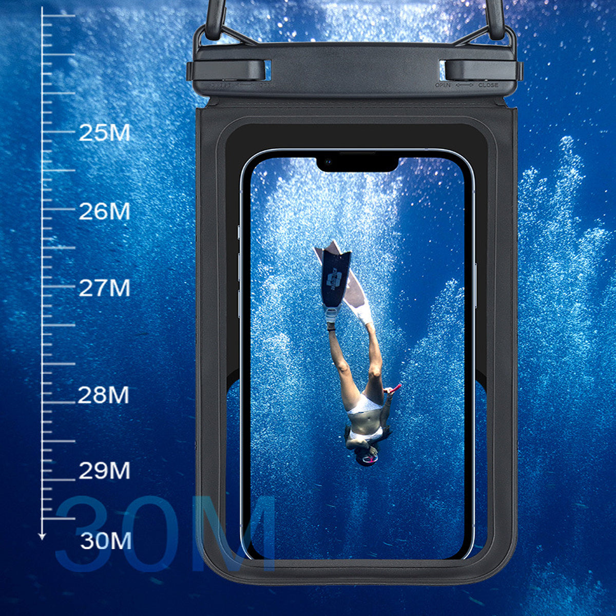 Smart Choice Two Pak Waterproof Transparent Pouches With Style And Practicality