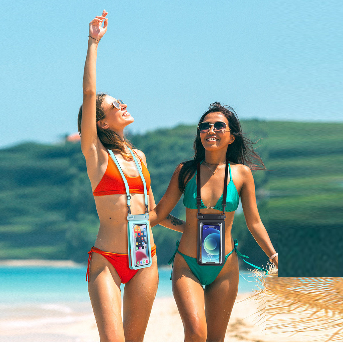 Smart Choice Two Pak Waterproof Transparent Pouches With Style And Practicality