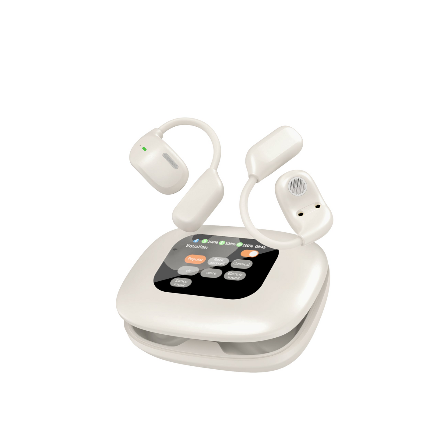 3 - In-1 Smart AI Translator And Out-Of-Ear Wireless Bluetooth Earphones