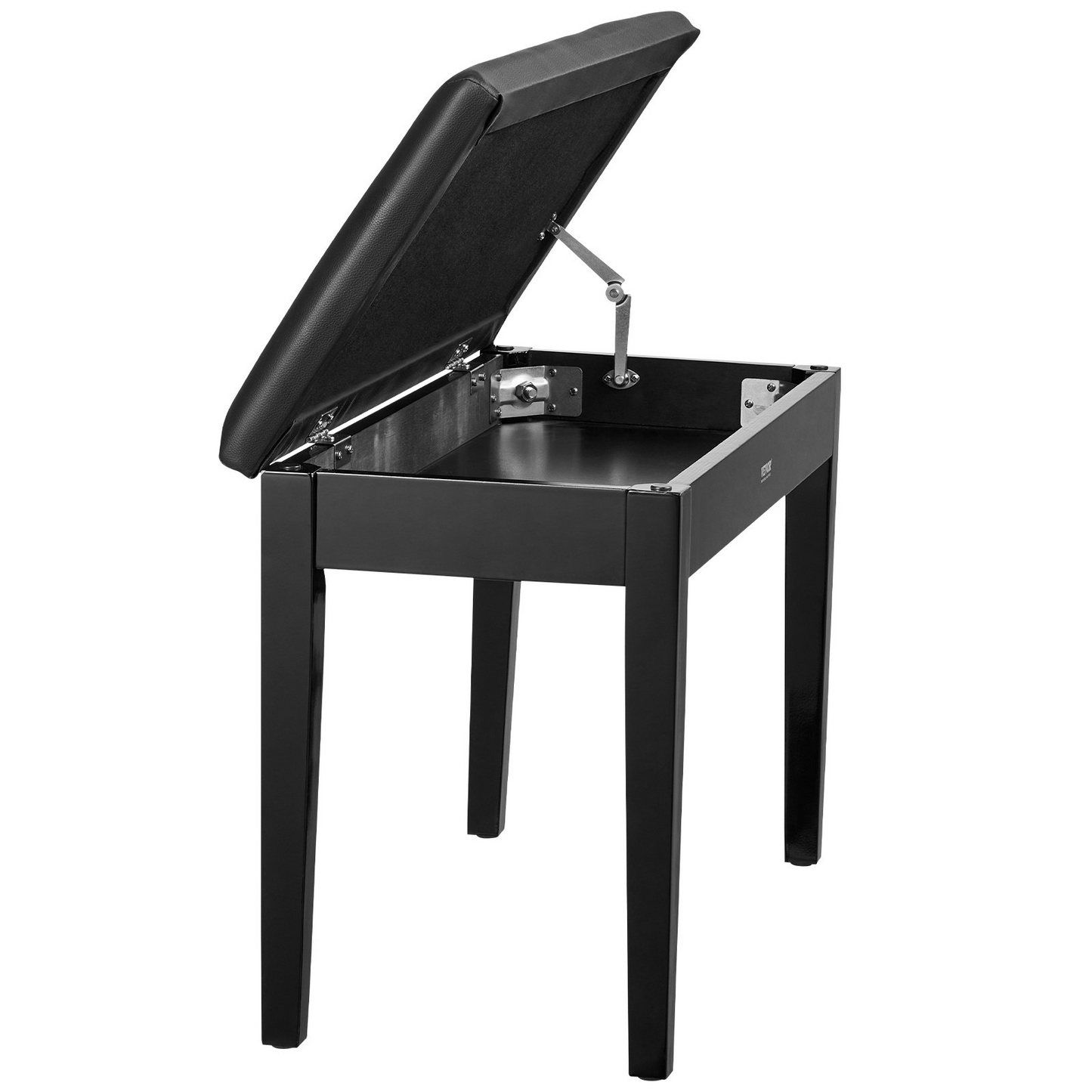 Duet Piano Keyboard Bench Storage Padded Chair Wooden Vanity Bookcase Stool