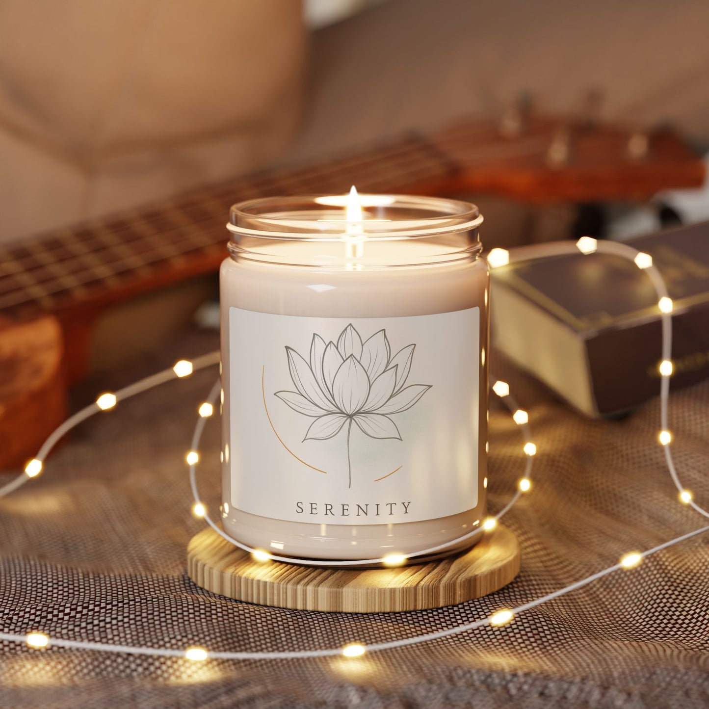 Lotus Flower Serenity Candle | Scented Soy Candle 9oz
