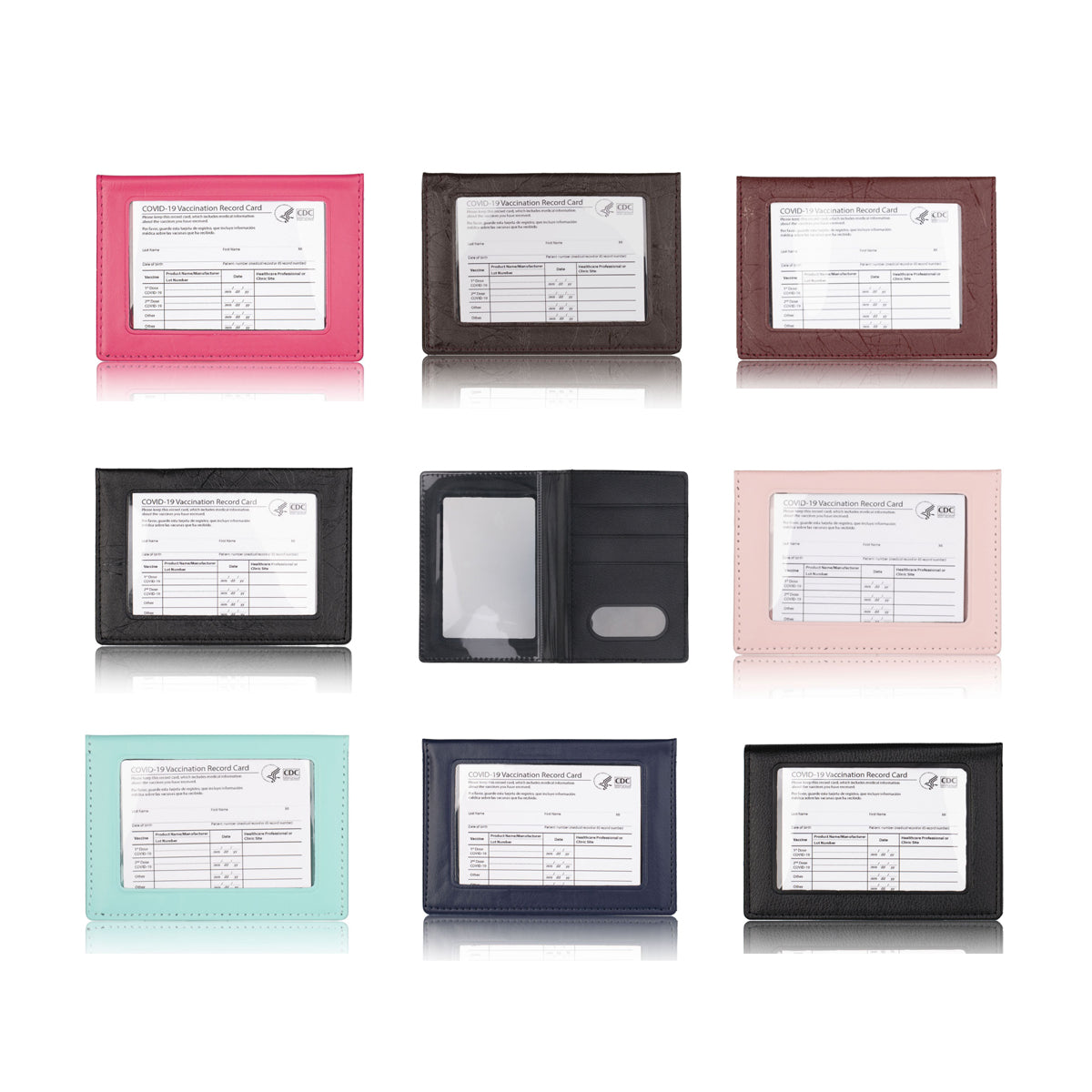 Essential 2 In 1 Vaccination Card And ID Card Holder