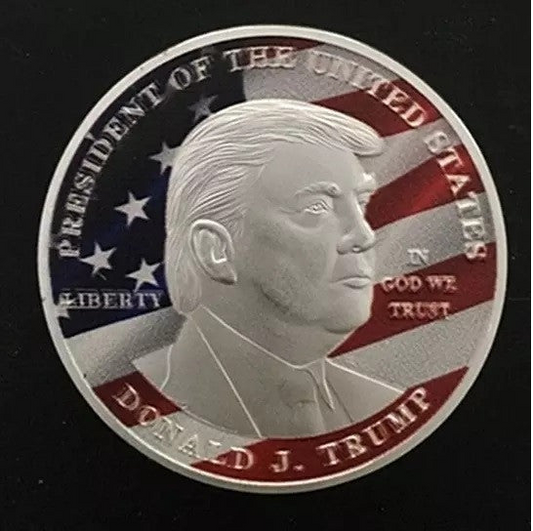 Mr. President Collector's Choice 1 OZ Silver Clad Donald Trump Coin