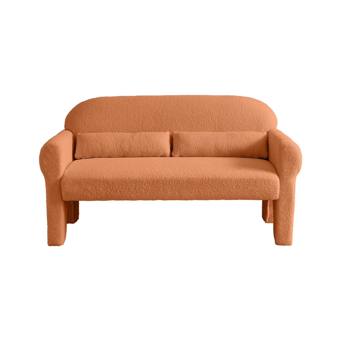 modern boucle loveseat for Living room