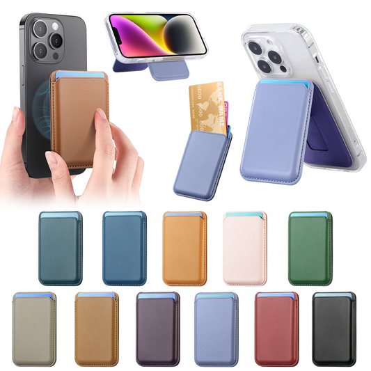 Sleek Wally Strong Magnetic Back Wallet For Apple iPhones and Samsung Phones
