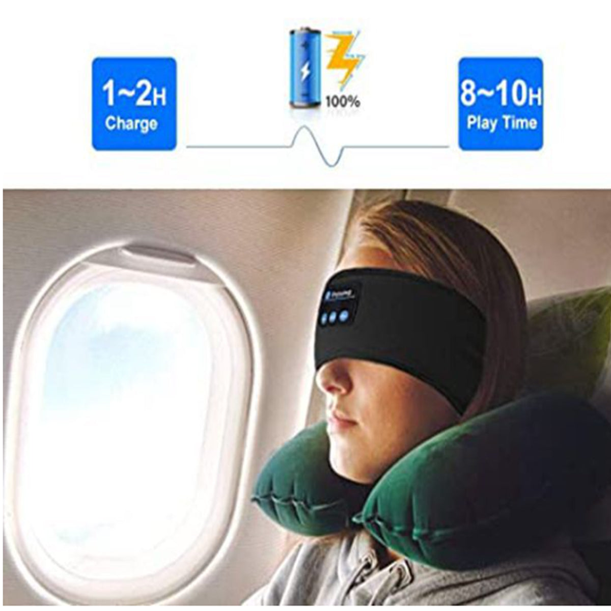 Cloud Headband With Bluetooth Speakers