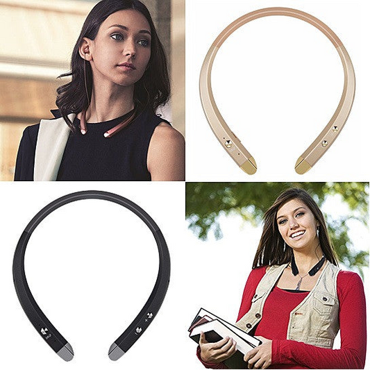 Sonic Halo Bluetooth Neckband Headphones With Microphone